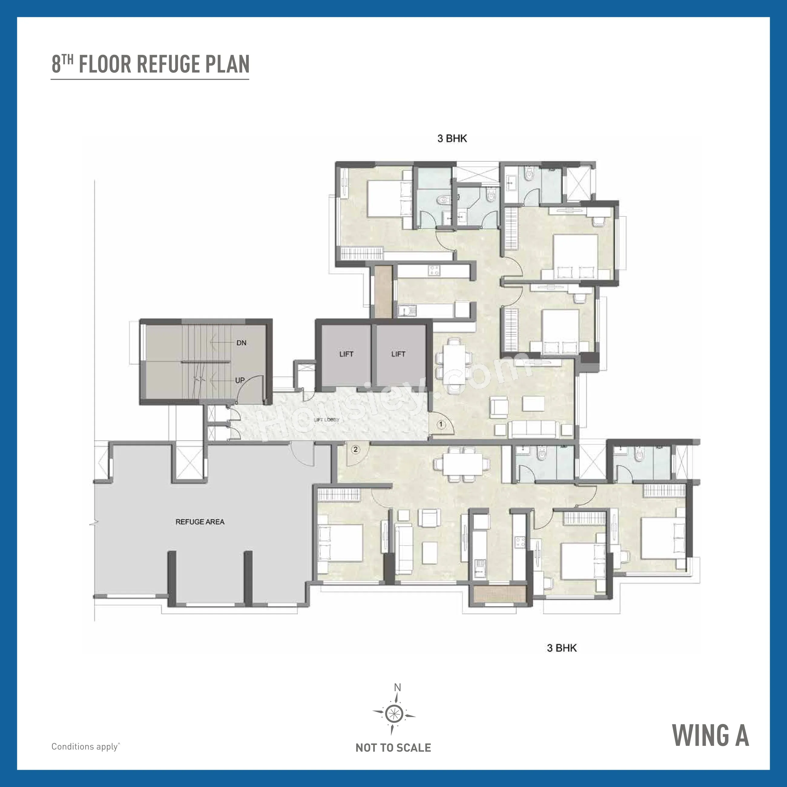Kalpataru Bliss Floor plan 1